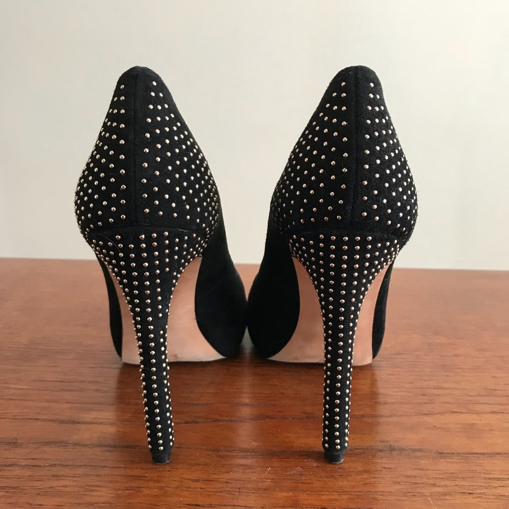 REBECCA MINKOFF Black Suede Azuma Too Pumps - Picture 3 of 4
